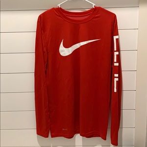 Nike Dri Fit long sleeved shirt